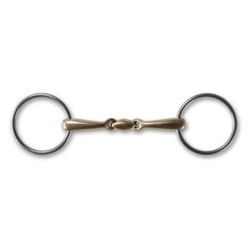 Stubben Loose Ring Copper Snaffle Bit with Oval Link