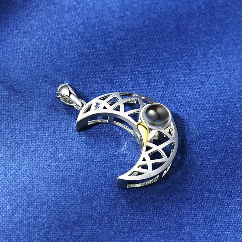 Sun Moon Shape Couple Personalized Necklaces Gifts