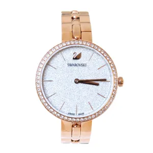Swarovski Cosmopolitan Watch Metal Bracelet White Rose-Gold Tone
