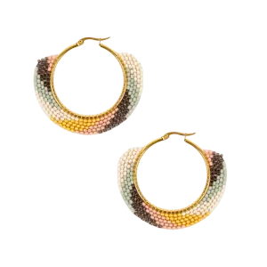 Swirl Hoop Earrings