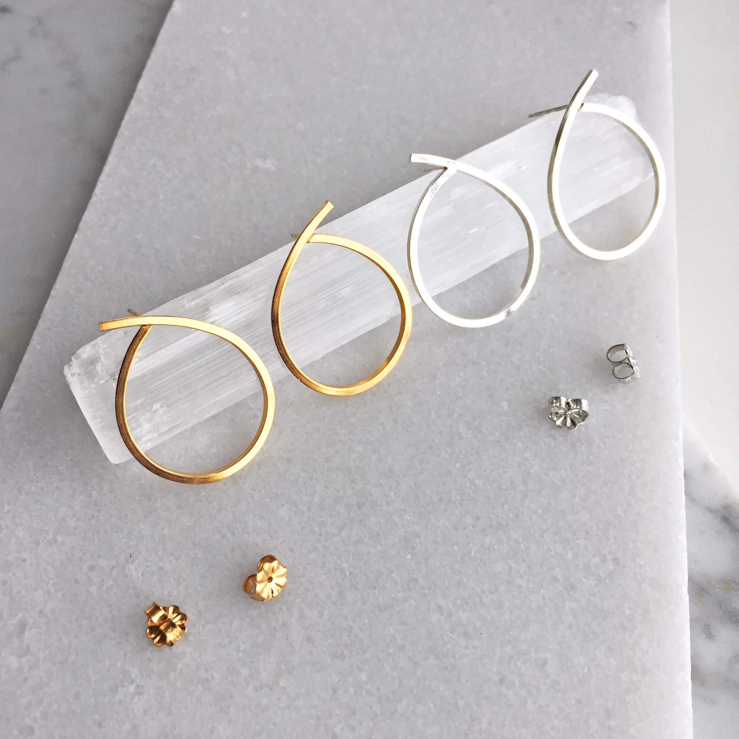 Swoop Hoop Earrings