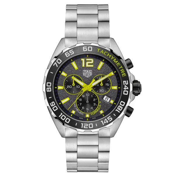 Tag Heuer Formula 1 Silver Stainless Steel Grey Dial Chronograph Quartz Watch for Gents - CAZ101AG.BA0842