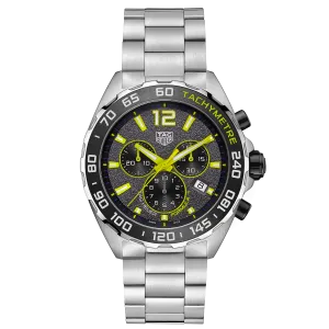 Tag Heuer Formula 1 Silver Stainless Steel Grey Dial Chronograph Quartz Watch for Gents - CAZ101AG.BA0842
