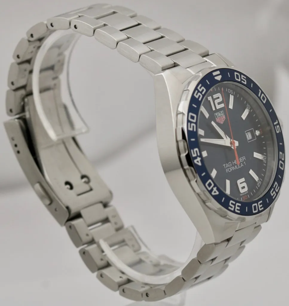 Tag Heuer Formula 1 Stainless Steel Blue Sunray Brushed 43mm WAZ1010 Watch
