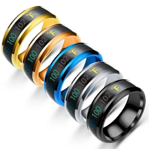 Temperature Ring - Know Your Body Temp (5 colors)
