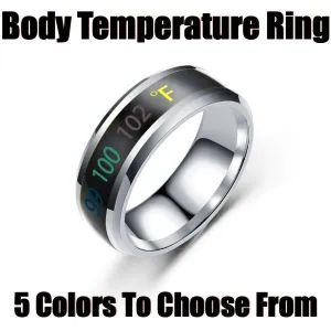 Temperature Ring - Know Your Body Temp (5 colors)