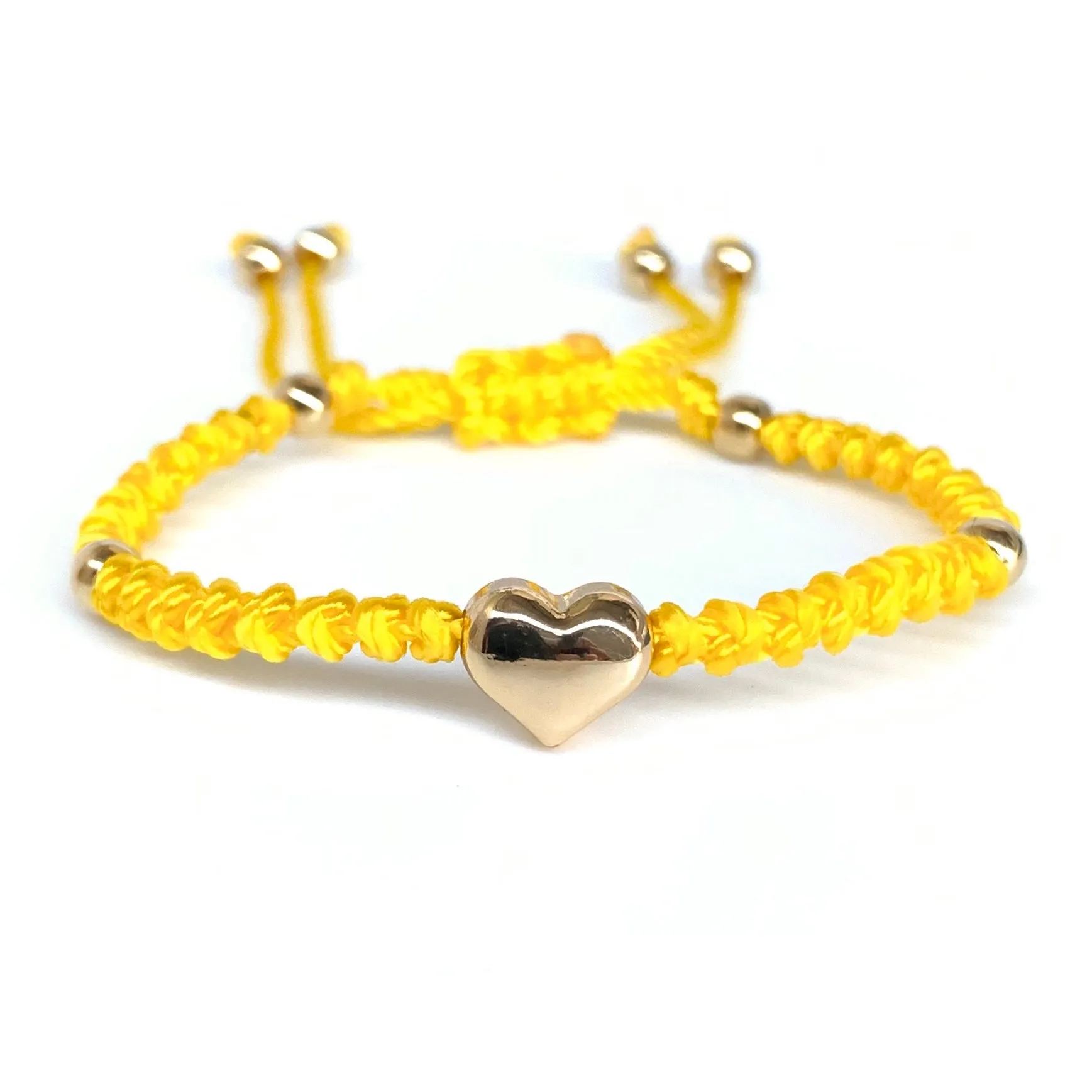 The Heart Stainless Steel Adjustable Knotted Bracelet