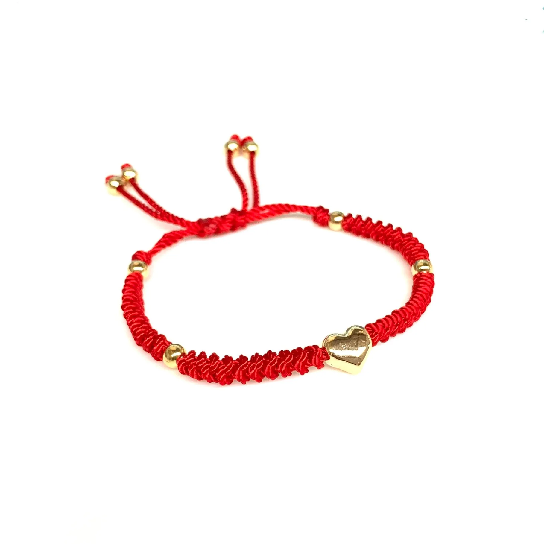 The Heart Stainless Steel Adjustable Knotted Bracelet