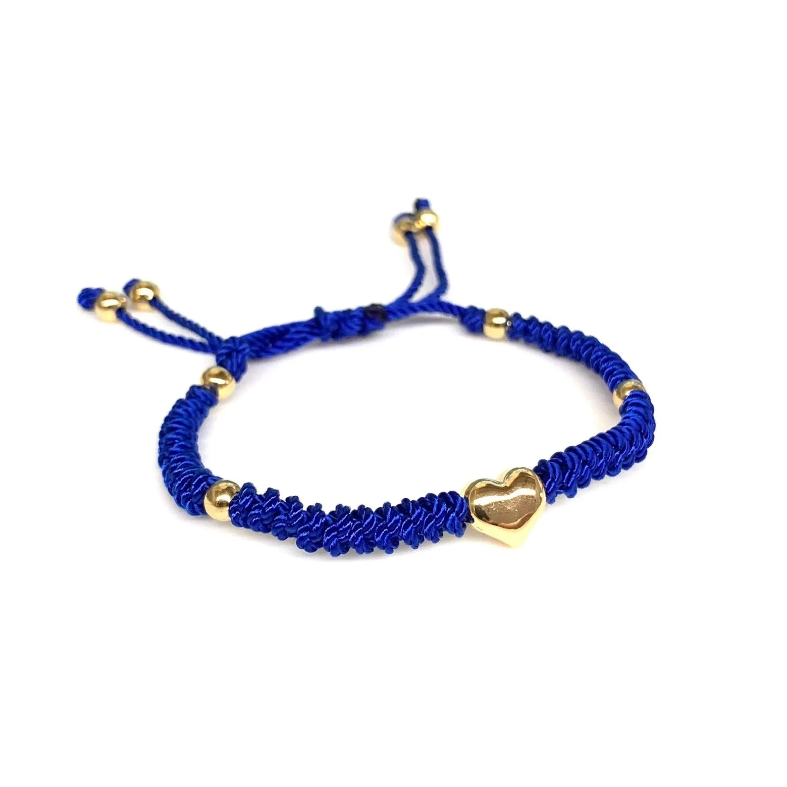 The Heart Stainless Steel Adjustable Knotted Bracelet