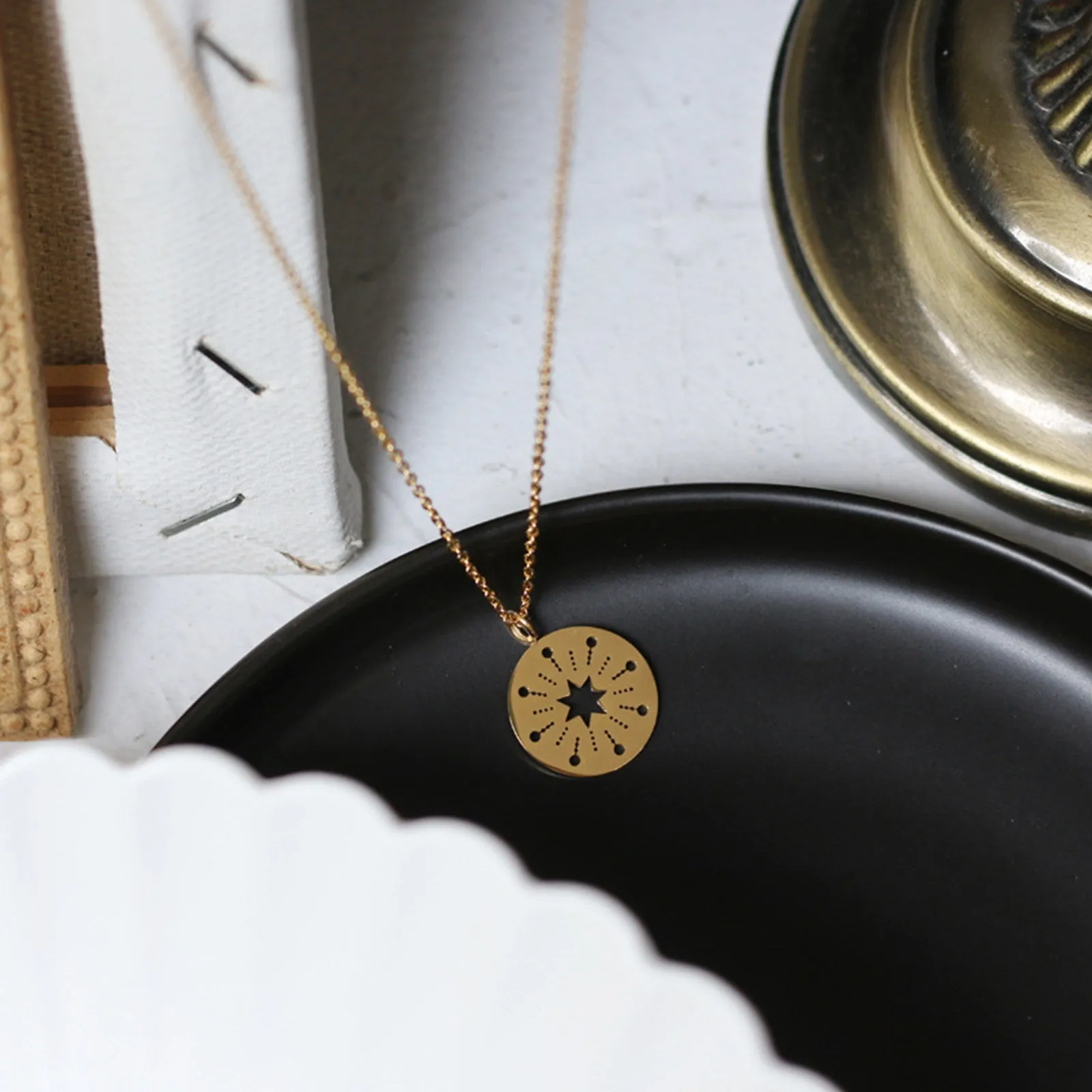 The North Star Pendant 18K Necklaces