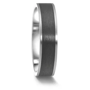 The Valkyrie - Titanium & Carbon Fibre Wedding Ring 6mm or 7mm