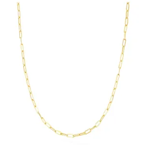 Thin Paperclip Necklace (2.5MM)