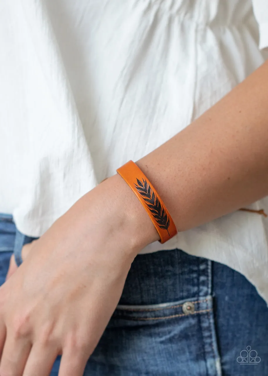 This QUILL All Be Yours Brown Paparazzi Bracelet