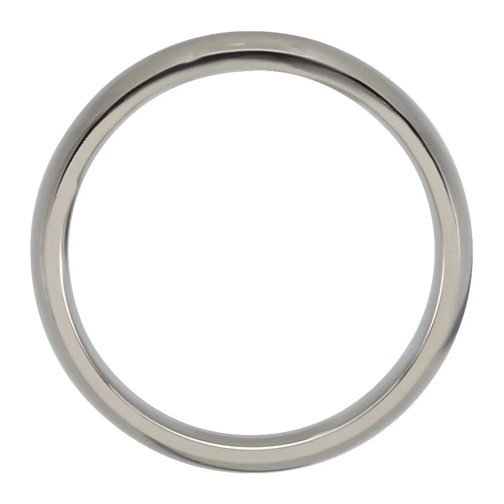 Titanium 6mm Domed Polished Band Size 10