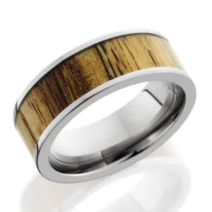 Titanium and Spalted Tamarind Hardwood