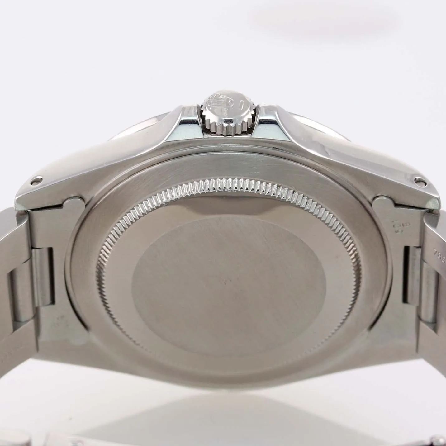 TRITIUM Rolex Explorer II 16570 Stainless Steel Black Dial GMT 40mm Watch