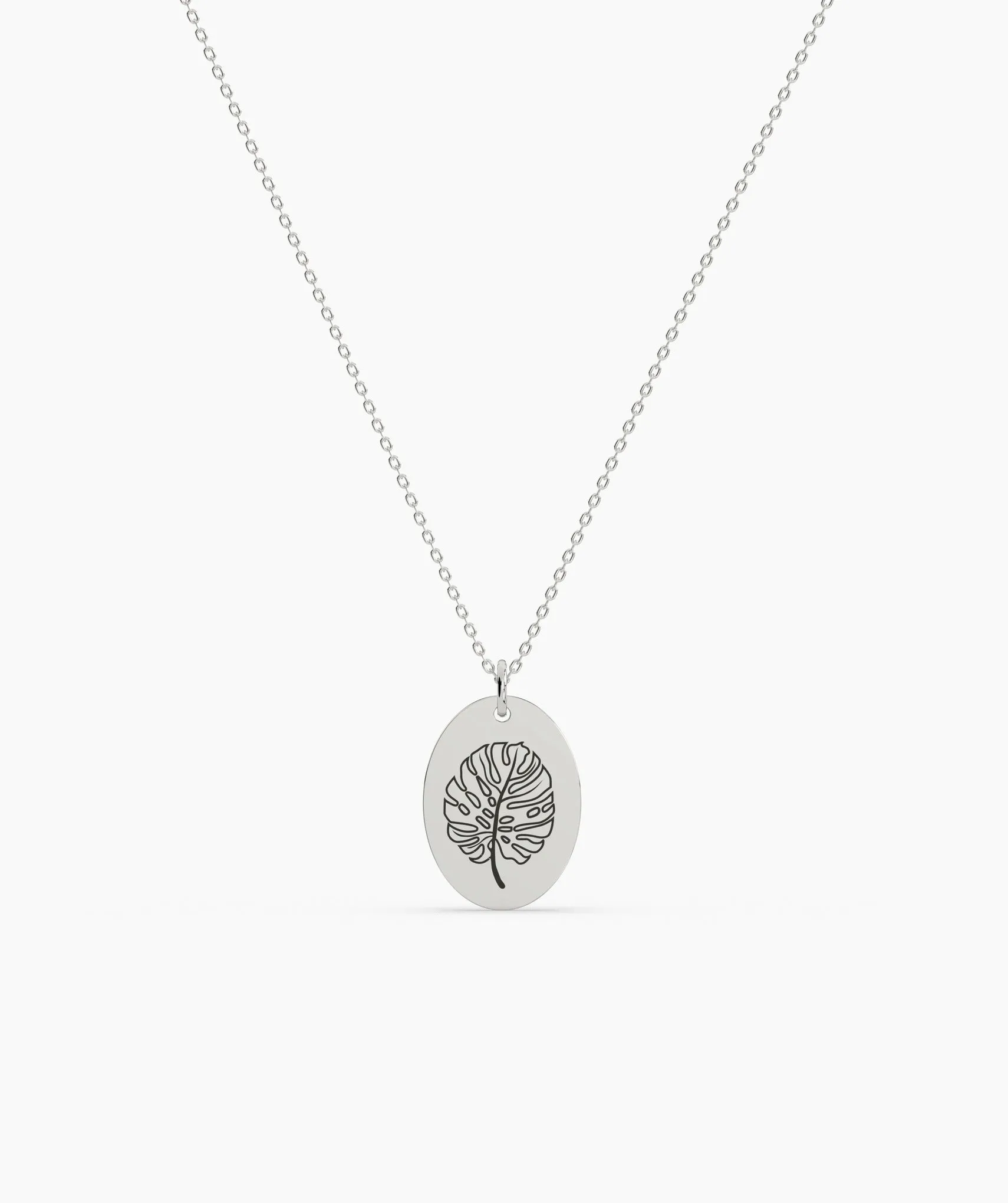 Tropical Monstera Leaf Pendant