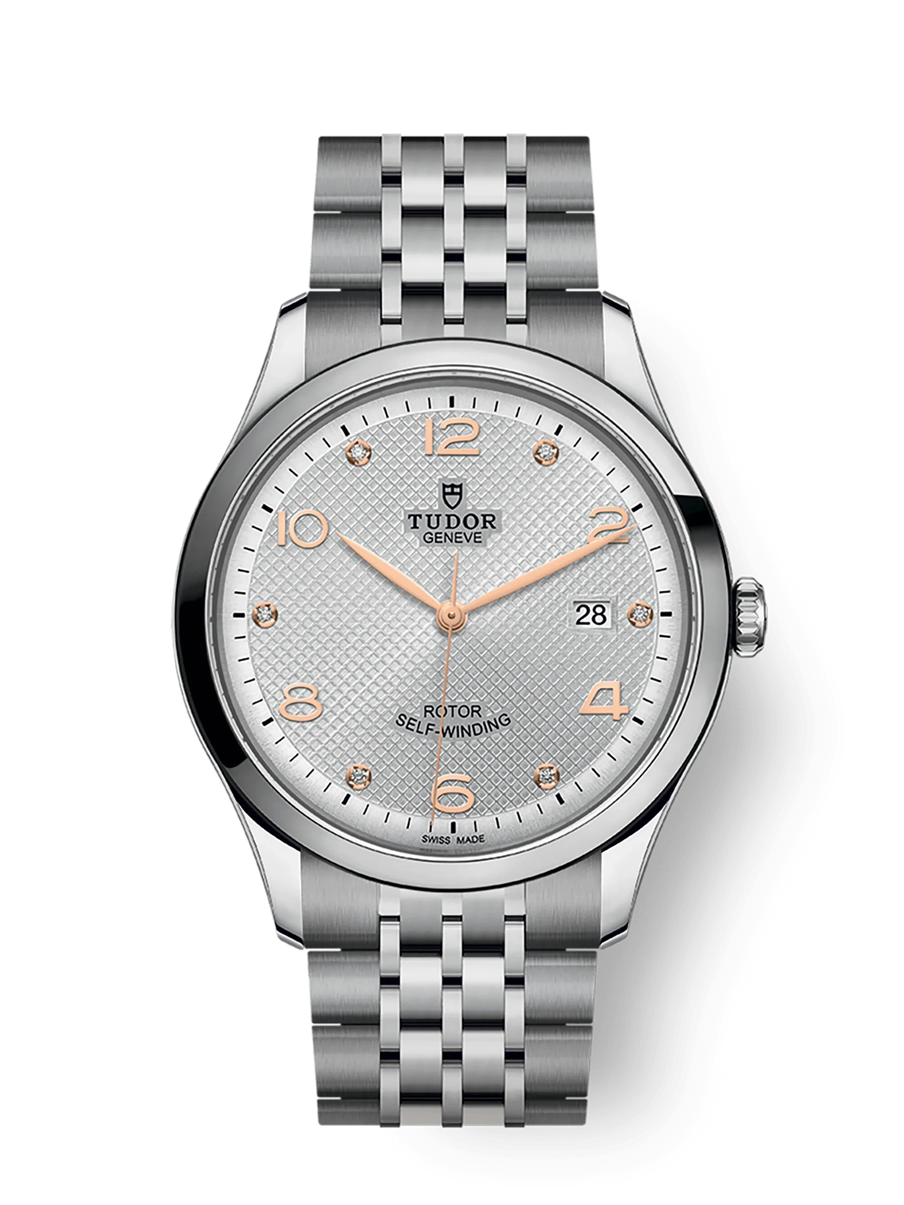 Tudor 1926, Stainless Steel and Diamond-set, 41mm, Ref# M91650-0003