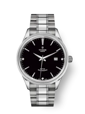 Tudor Style, Stainless Steel and Diamond-set, 41mm, Ref# M12700-0004