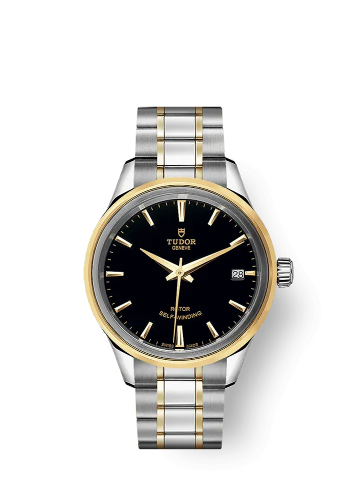 Tudor Style, Stainless Steel and Yellow Gold, 34mm, Ref# M12303-0003
