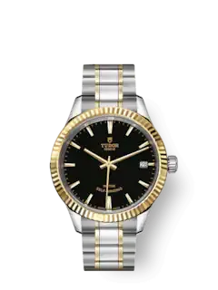 Tudor Style, Stainless Steel and Yellow Gold, 34mm, Ref# M12313-0005