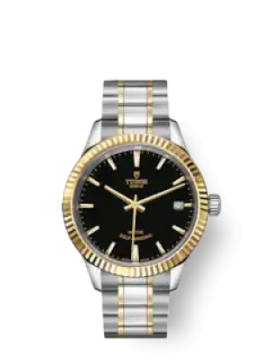 Tudor Style, Stainless Steel and Yellow Gold, 34mm, Ref# M12313-0005