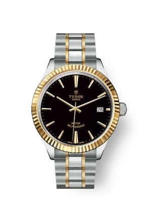 Tudor Style, Stainless Steel and Yellow Gold, 38mm, Ref# M12513-0005