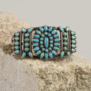 Turquoise Cluster Bracelet