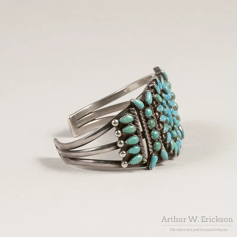 Turquoise Cluster Bracelet