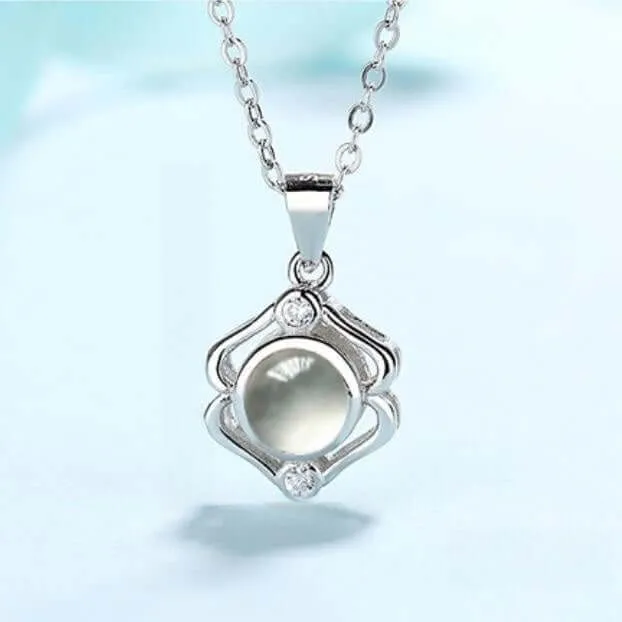 Twelve Constellations Love Memory Projection Necklace
