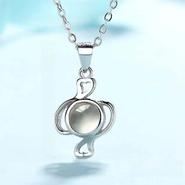 Twelve Constellations Love Memory Projection Necklace