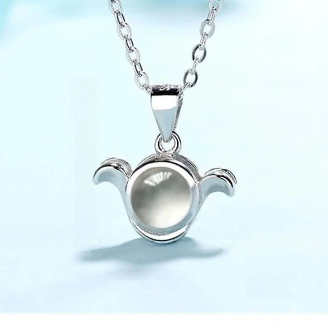 Twelve Constellations Love Memory Projection Necklace