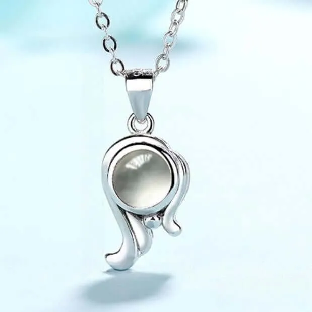 Twelve Constellations Love Memory Projection Necklace