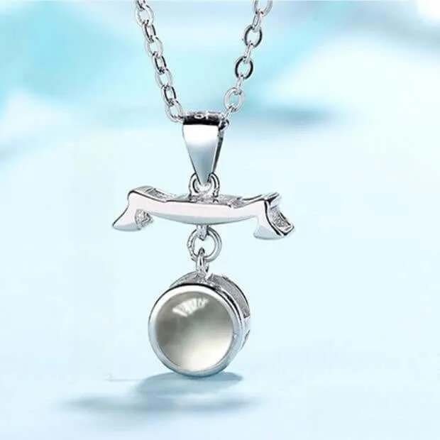 Twelve Constellations Love Memory Projection Necklace