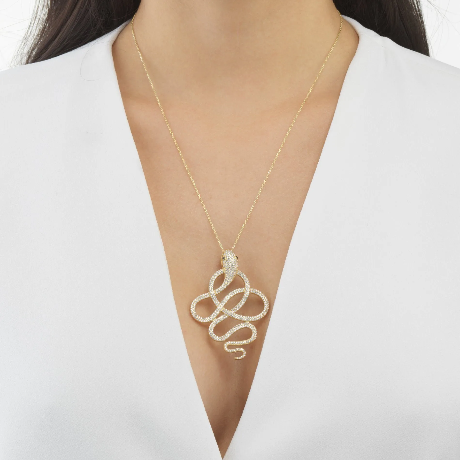 Twisted Snake Necklace