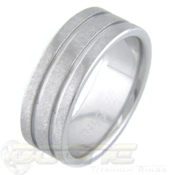 Two Grooves with Rough Scratch