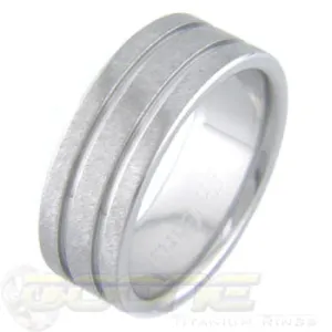 Two Grooves with Rough Scratch