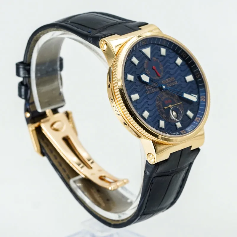 Ulysse Nardin Maxi Marine 266-68 Limited Edition 18K Rose Gold w/ Box Circa 2005