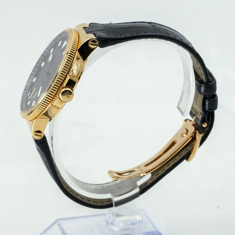 Ulysse Nardin Maxi Marine 266-68 Limited Edition 18K Rose Gold w/ Box Circa 2005