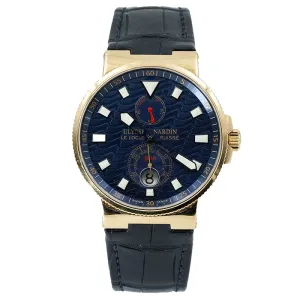 Ulysse Nardin Maxi Marine 266-68 Limited Edition 18K Rose Gold w/ Box Circa 2005
