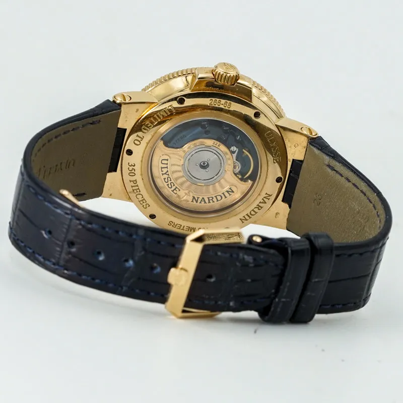 Ulysse Nardin Maxi Marine 266-68 Limited Edition 18K Rose Gold w/ Box Circa 2005