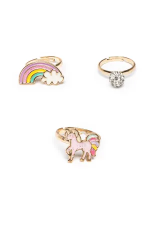 Unicorn Rainbow Rings