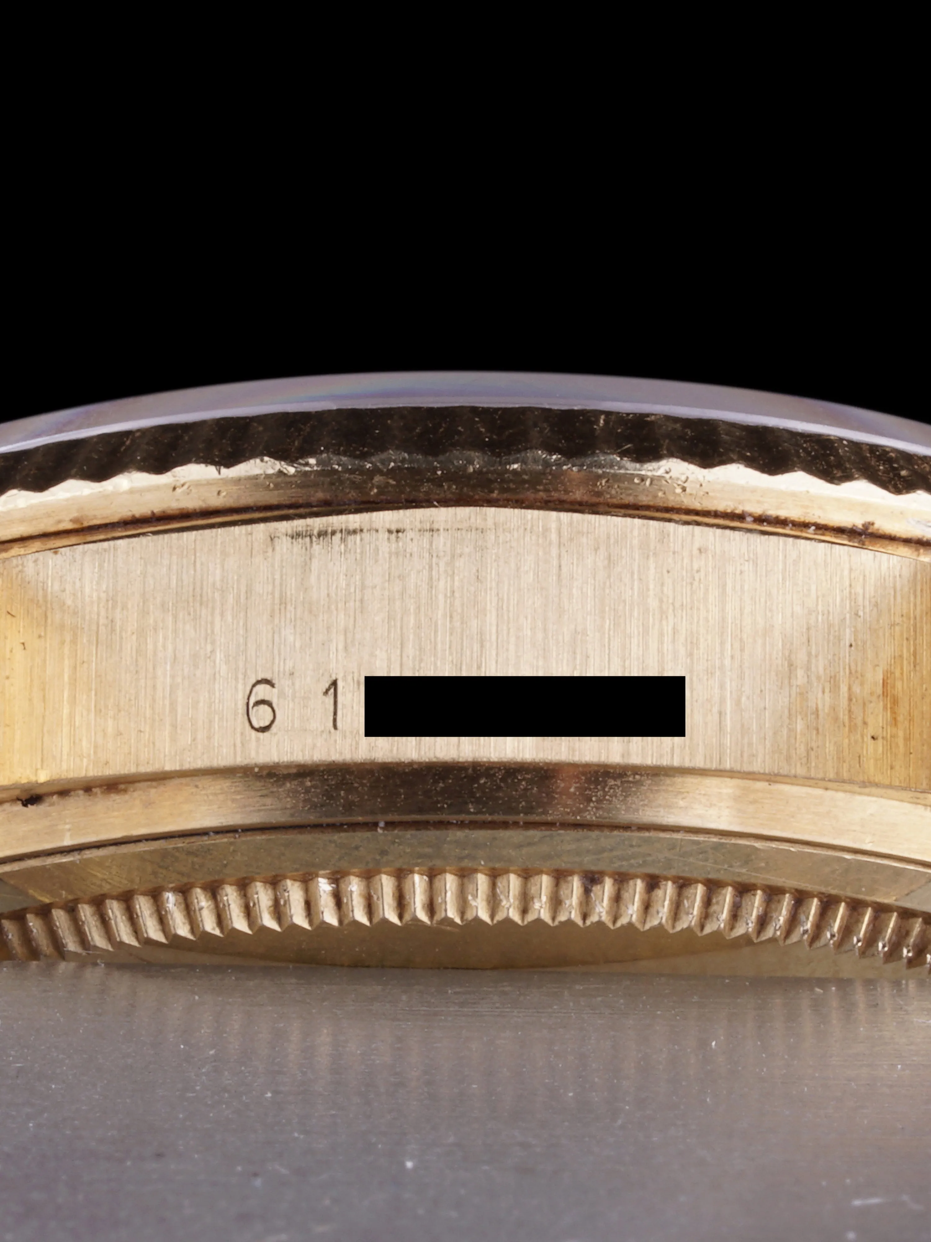 *Unpolished* 1979 Rolex Day-Date (Ref. 18038) 18k YG Lapis Dial