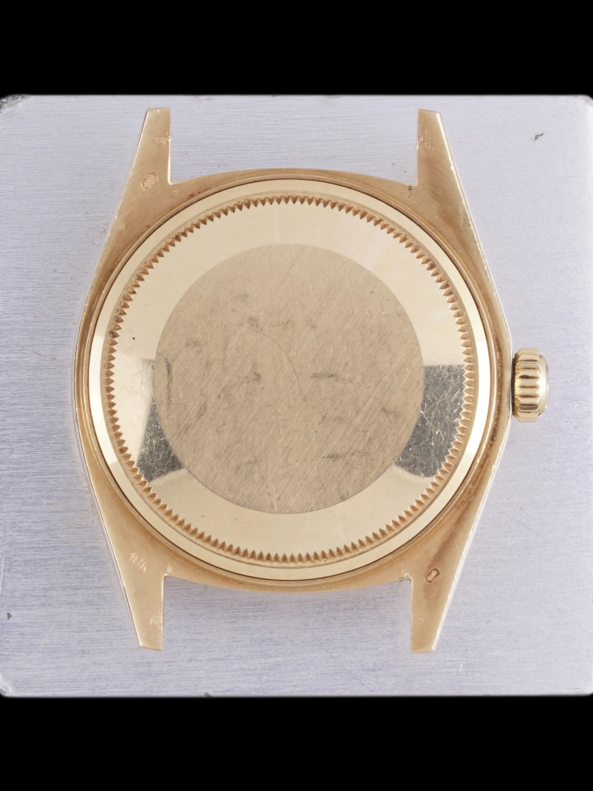 *Unpolished* 1979 Rolex Day-Date (Ref. 18038) 18k YG Lapis Dial