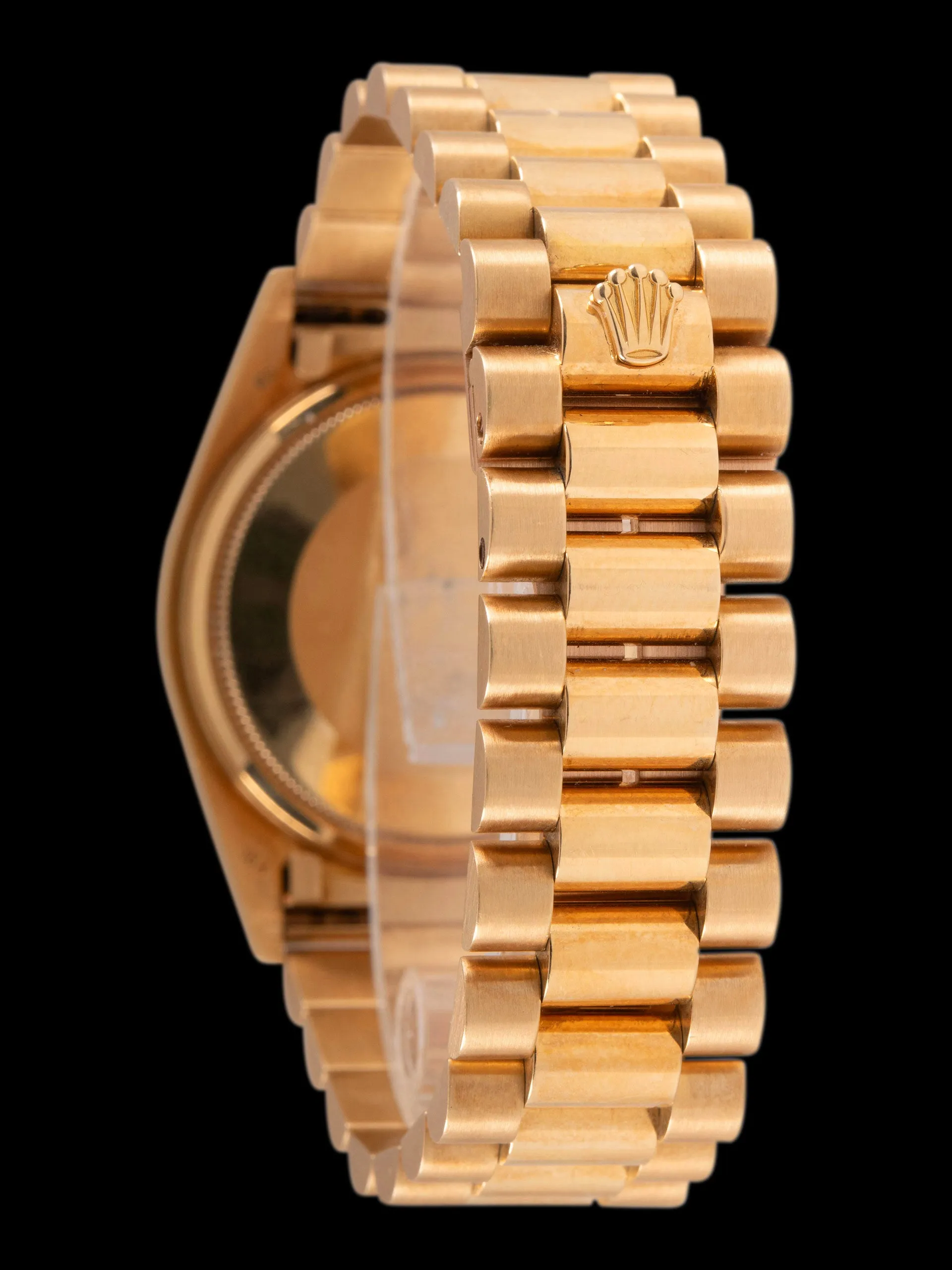 *Unpolished* 1986 Rolex Day-Date 18K YG (Ref. 18038) Onyx Stone Dial W/ Box & Papers