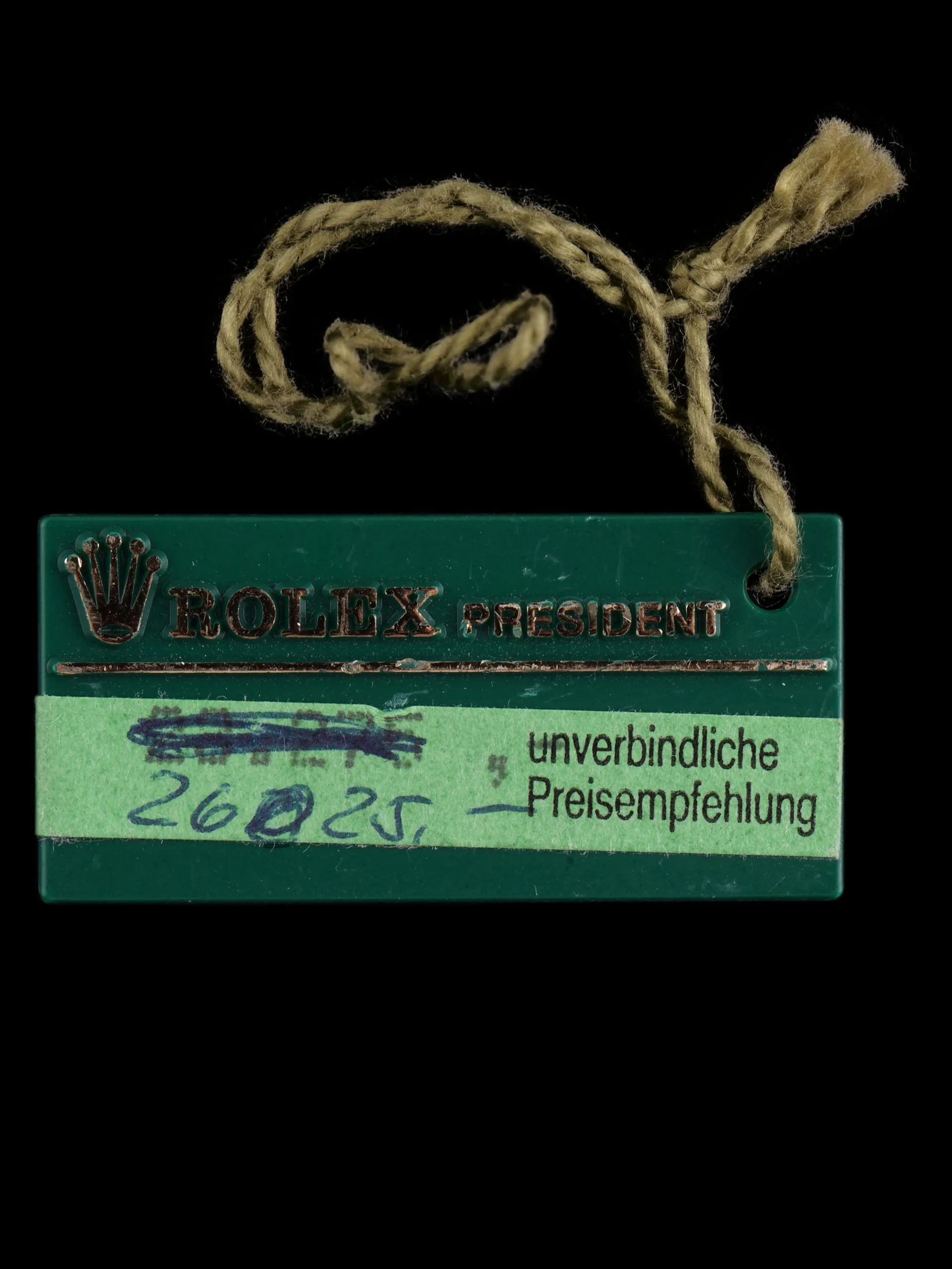 *Unpolished* 1991 Rolex Day-Date (Ref. 18239) 18k WG Lapis Dial W/ Box, Hangtags & RSC Card
