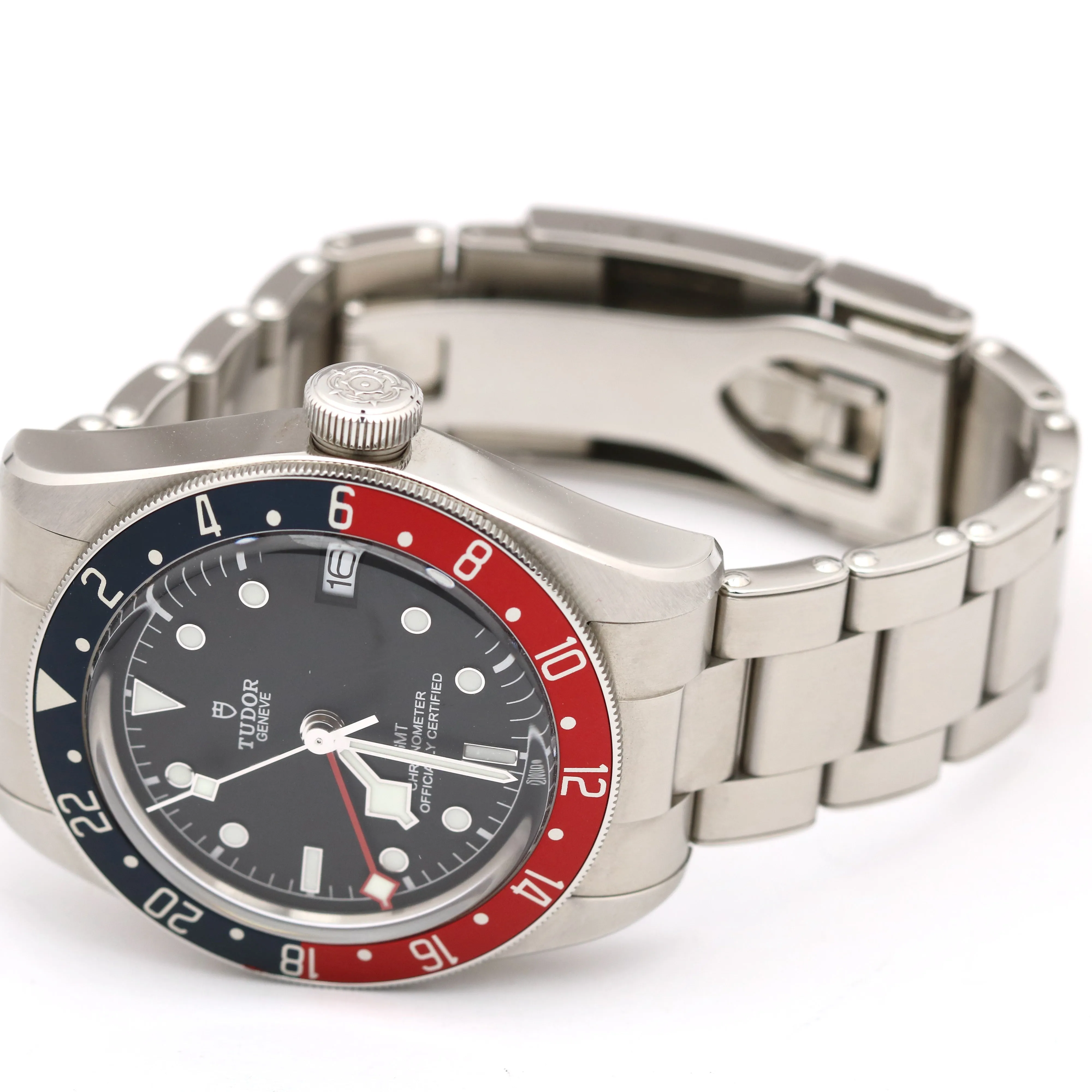 UNPOLISHED 2022 Tudor Black Bay GMT Pepsi 41mm Stainless Steel Watch 79830RB BP