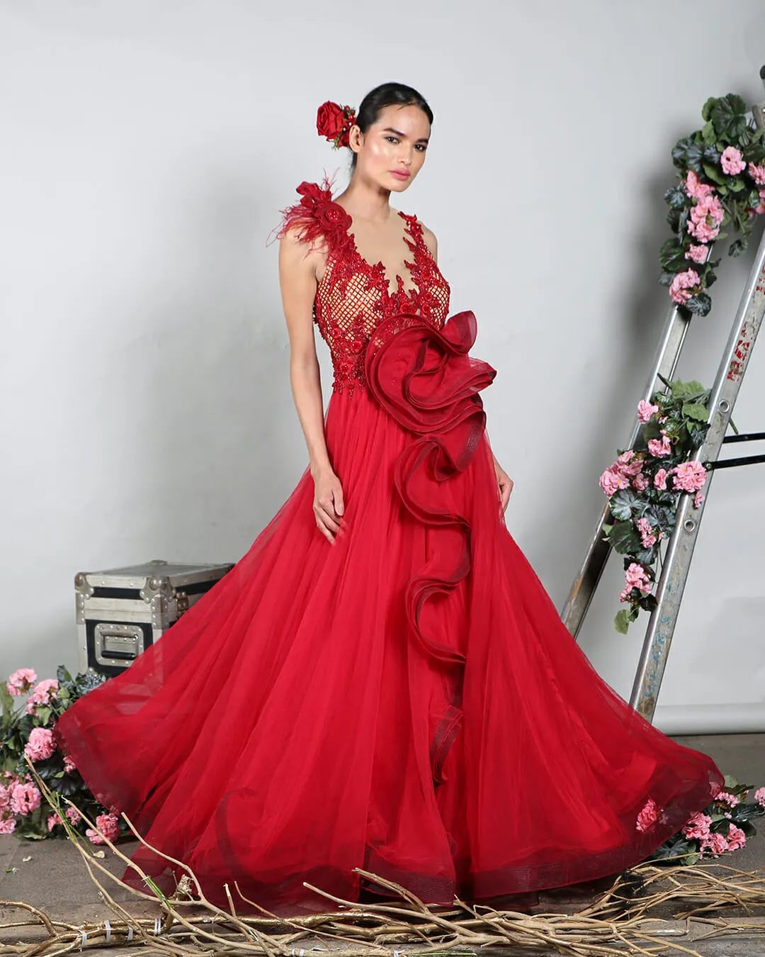 Valentine Rose Gown