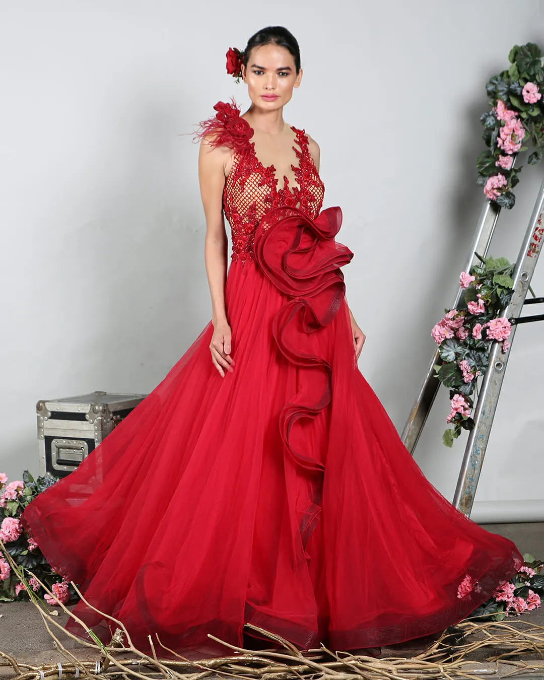 Valentine Rose Gown