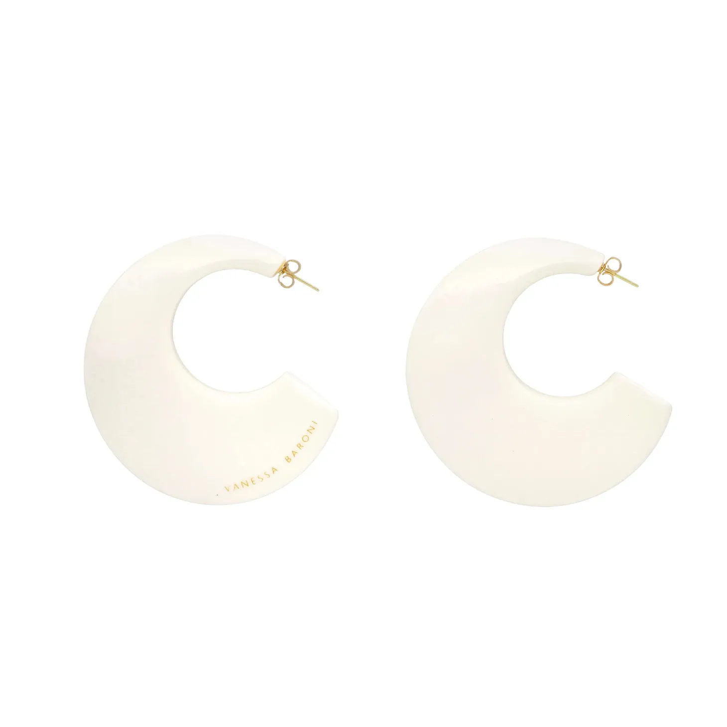 Vanessa Baroni Big Moon Earrings
